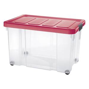 Contenedor Tontarelli de 60 Litros con Ruedas PUZZLE BOX Cherry 8035640ACH Cajones y Carritos de Almacenamiento de Plástico - Product Image 1
