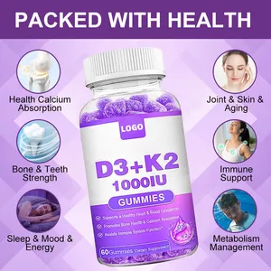 Kids Dietary Supplement Calcium And Vitamin D Gummy Candy Promotes Bone Strength And Dental Health For Men And Women