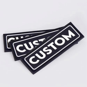 Kustom 3D lembut PVC logo timbul silikon PVC besi pada bordir Pvc karet <span class=keywords><strong>patch</strong></span> dengan panas tekan dukungan - Product Image 6