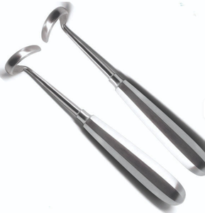 Juego de Desecisores Doyen Raspatory Hechos a Medida, 2 Piezas, Instrumentos Manuales para Extracción de Costillas, 17 cm, Plateados, Certificación CE, SERGLAB INDUSTRIES - Product Image 3