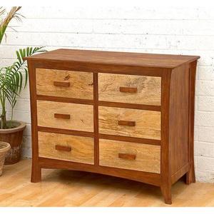 Commode en bois massif contrasté Y pour ensembles de chambre à coucher d'hôtel ou d'hôpital d'appartement à la maison - Product Image 4