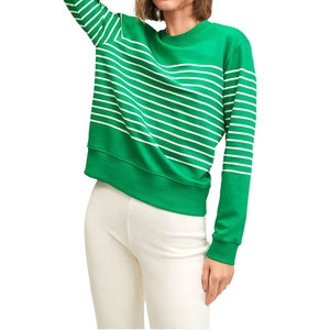 Vente en gros de vêtements de ville à manches longues en coton léger et à la mode personnalisés nouveau style de sweat-shirt pour femmes - Product Image 1