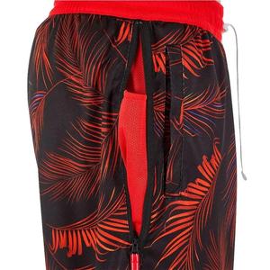 Pantalones cortos de baloncesto de malla Retro Vintage para niños con logotipo bordado personalizado al por mayor con sublimación de equipo de bolsillo - Product Image 6