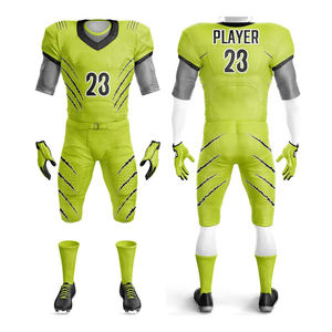 <b>Light</b> Weight Comfortable Men's American <b>Football</b> Uniform Sets Customized Logo Printing 100% Polyester Sportswear - Product Image 3