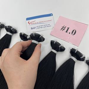 LISTO PARA ENVIAR 100% Cabello humano vietnamita Bonestright Extensiones de color negro Trama de cabello Venta al por mayor La mejor calidad de un gran proveedor - Product Image 1