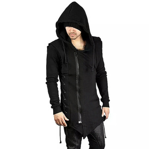 Hombres Heaven Rose 100% algodón Sportswear Fleece Zip-up Hoodies con diseño sólido de moda para el invierno - Product Image 6