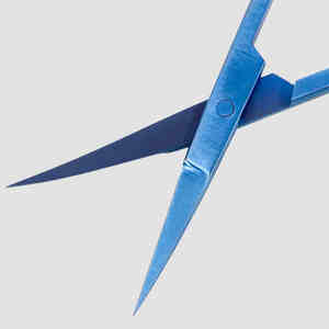 Tijeras de IRIS rectas de alta calidad, tijeras de IRIS curvas quirúrgicas con la mejor calidad, tijeras de IRIS de cirugía General profesional - Product Image 2