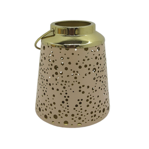 Linterna de Metal de nuevo diseño, Color dorado para el hogar y la decoración de iluminación de Navidad, linterna colgante hecha a mano a granel - Product Image 2