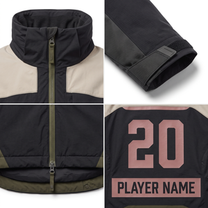 Veste de ski pour femme en nylon ripstop imperméable à 3 couches, imprimée sur mesure, pour l'entraînement alpin - Product Image 4