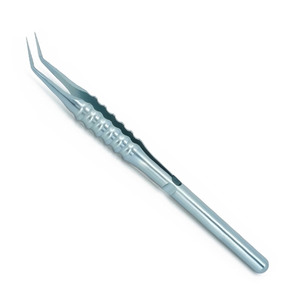 <b>Surgical</b> Medical <b>Instruments</b> Manual Fine Tying Forceps Smooth Curved Jaws Ophthalmic Suturing Forceps by KAHLU ORTHOPEDIC - Product Image 1