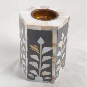 Multicolor <b>Mother</b> of Pearl Inlay Bakhoor Mabkhara Bone Inlay Burner Tray Resin <b>Box</b> Burner Gift Set - Product Image 1