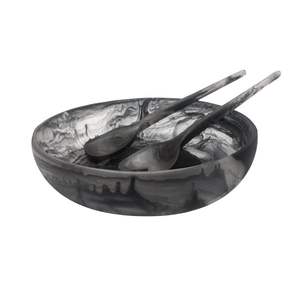 Bols à mélanger pour salade et fruits en résine de table de cuisine faits à la main couleur personnalisée vaisselle maison restaurant-nouveau design bol de service maison - Product Image 5