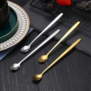 Custom Color Stainless Steel Drink <b>Stirrer</b> Food Safe Drinkware Barware Bar Set Long Handle PVD Coated Gold Bar Accessory Mixing - Product Image 4