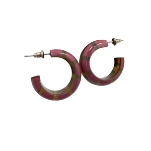 Boucles d'oreilles pendantes ovales en corne de buffle de haute qualité personnalisées DTJ, style mignon, anniversaires, fêtes, mariages, vente flash - Product Image 5