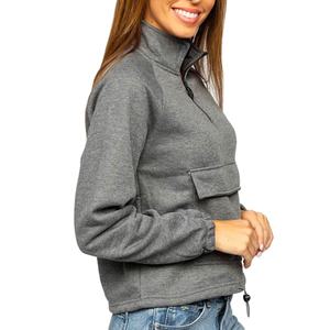 Sudadera con Capucha y Cuello Alto, Personalizable con Logotipo, Marca Privada, Talla Grande, para Mujer - Product Image 2