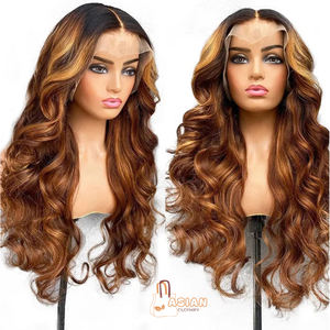 Venta al por mayor de pelucas de cabello humano virgen para las mujeres peluca frontal de encaje completo con pelo de bebé recta HD Peluca de encaje con cierre de base de seda - Product Image 1