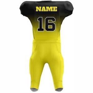 Meilleurs maillots et uniformes de football américain, ensemble 2 pièces, respirant, manches courtes, personnalisable - Product Image 3