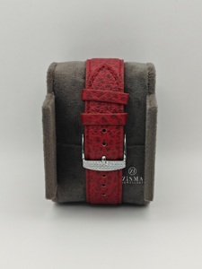 นาฬิกาเพชรทรงกลมตัดเพชรสีแดงสำหรับชายและหญิงที่ได้รับการรับรองจาก VVS Moissanite สร้างขึ้นสำหรับผู้ชายและผู้หญิงเพื่อแสดงถึงแถวหน้าของแฟชั่นฮิปฮอป - Product Image 3