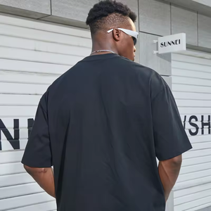 Camiseta unisex con gráfico personalizado al por mayor, camiseta personalizada con precio al por mayor barato, camiseta con bolso no tejido de talla grande para hombre - Product Image 4