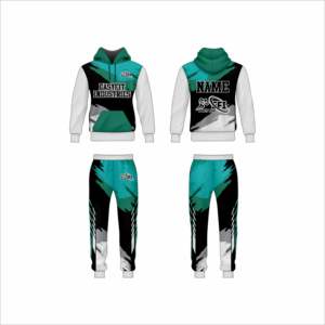 Conjunto Deportivo de Invierno para Hombre, Talla Grande, Estilo Urbano, con Capucha y Cordón, 2 en 1, Totalmente Personalizable, Venta al Por Mayor OEM - Product Image 2