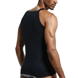 Culturismo Muscle Singlet Stringer Gym Tank Top para hombres Unisex de alta calidad 100% algodón Gym Fitness Tank Top - Product Image 2