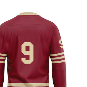 Nuevo estilo OEM jugadores profesionales personalizados 100% malla de poliéster Jersey de hockey sobre hielo para hombres hecho a medida 180g secado rápido transpirable - Product Image 6