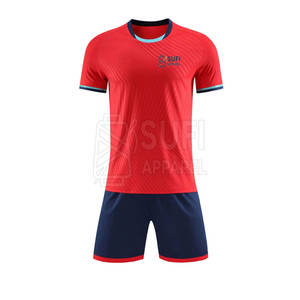 Uniformes de Fútbol Personalizados para Entrenamiento y Partidos de Hombres Adultos - Ligeros, Transpirables, de Secado Rápido, 100% Poliéster, Corte Automatizado - Product Image 1