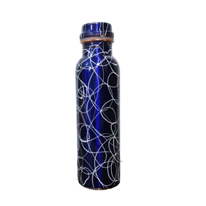 High Quality Handmade <b>Metal</b> Copper <b>Bottle</b> with Lid New Design Drinkware Best Price Wholesale Suppliers - Product Image 5