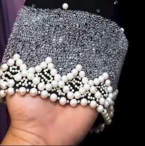 Vêtements traditionnels musulmans élégants et modestes pour femmes Abaya brodée à la main de luxe de qualité supérieure style caftan formel de Dubaï - Product Image 2