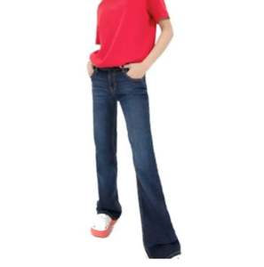 Pantalones Vaqueros Holgados para Mujer, Estilo Informal, Pantalones de Mezclilla con Estilo de Campana, Precio Económico, Nuevo - Product Image 4