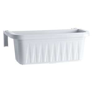 Balcone rettangolare 'rondine' cm 50x20xh.18,5 - Lt.11 Grigio - Product Image 1