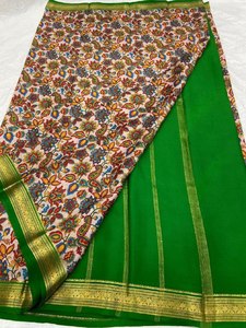 Magnifique Sarees en crêpe georgette imprimé - Product Image 3