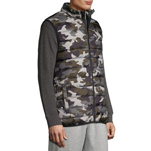 Gilet matelassé en toile ultra chaud unisexe, vêtement d'extérieur sans manches décontracté, résistant au froid, couture durable, conception personnalisée OEM, en gros - Product Image 2