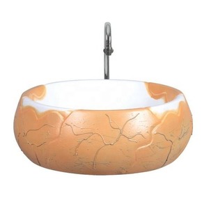 Fregaderos de lavabo de baño de recipiente negro mate moderno, artículos sanitarios de cerámica de superficie sólida Artificial con escurridor para encimeras - Product Image 6