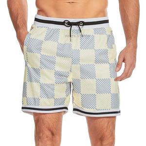 Shorts de rugby décontractés à taille haute avec logos brodés personnalisés, mélange polyester/coton, fabriqués en usine éco-responsable au Pakistan - Product Image 1