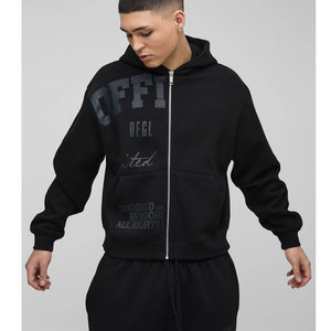 Conjunto Deportivo de Dos Piezas para Hombre, Pantalones Acampanados y Sudadera con Capucha, Estampado de Alta Calidad, Talla XL, Felpa - Product Image 3