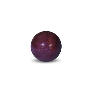 Rubí Estrella Rojo Natural de Corte Ovalado de 7.65 Quilates con Efectos Ópticos Calibrados (8mm X 10mm) - Product Image 1