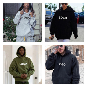 Sudadera con Capucha de Invierno Unisex, Corte Regular, Spandex/Poliéster, Lisa, Sin Cordones, Logotipo Personalizado, Impresión Digital, OEM, ODM, Venta al Por Mayor - Product Image 4