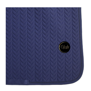 Tapis de selle de luxe moderne matelassé en polycoton pour le saut d'obstacles et la compétition – Équipement d'équitation respirant et personnalisé - Product Image 2