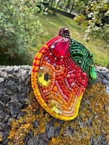 Abalorios de concha Premium para collar, diseños de pulseras, cuentas de corazón de nácar blancas hechas a mano talladas en tamaños de 25mm y 35mm - Product Image 2