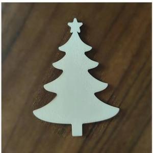 2023 décorations de table de noël ornements faits à la main renne/bonhomme de neige/arbre/flocon de neige cadeau de noël pour la fête à la maison - Product Image 3