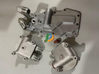 Pièces de moteur OEM ZCEC 6B5.9 ISB6.7 ISD6.7 QSB7 QSB6.7 Connecteur droit 3923333 Joint de base de filtre à huile, Connecteur de base de filtre à huile