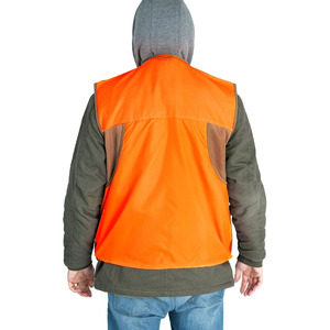 Chaleco de Caza Impermeable, Transpirable y Cortavientos para Caza de Aves, con Múltiples Bolsillos, Color Marrón/Naranja, Uniforme Táctico para Hombre y Mujer - Product Image 3