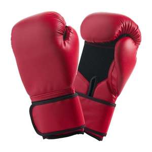 Gants de boxe Super Quty avec logo personnalisé 18 oz noir blanc rouge avec motif imprimé poignées de sport tailles disponibles 12oz 16oz 14oz - Product Image 6