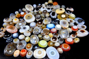 พลอยอะเกตตาอาเกตจาก Sulemani ธรรมชาติทรงรีทรงหลวมทำเครื่องประดับ - Product Image 5