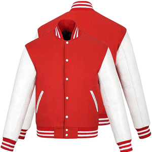 Custom Varsity <b>Jacket</b> Winter Fall High Quality <b>Women</b> Crop Letterman Varsity <b>Jackets</b> Winter Long Sleeves Coats <b>Leather</b> <b>Bomber</b> - Product Image 1