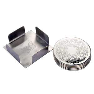 Premium Quality Industrial Grade Metal <b>Drink</b> <b>Coasters</b> with Felt Padding <b>for</b> Scratch Protection <b>for</b> Export Selling Price - Product Image 2