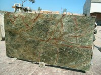 100% dalles de marbre vert forêt tropicale naturelle carreaux villa moderne poli/dolomite aiguisé pierres grande surface de plancher cartons en bois
