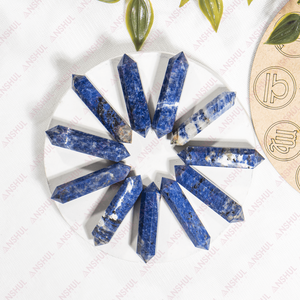 Venta al por Mayor de Puntas de Sodalita con Doble Terminación para Decoración y Regalos - Product Image 5