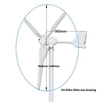 Éolienne verticale, éolienne, meilleur prix, générateur d'éolienne, corps en cuivre, personnalisé, alimentation GAN, aluminium, fils